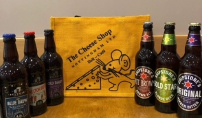 A summer sunshine bag of 6 local beers! Perfect for supping in the garden and at £21 it’s a sizzling price too. From The Cheese Shop