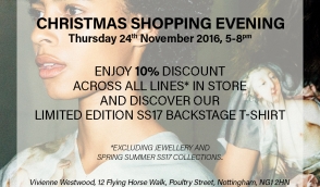 Vivienne Westwood Christmas Shopping event